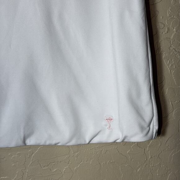 Golftini white sleeveless v neck polo size small - Picture 2 of 5